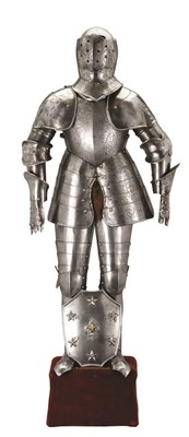Lot 294 - A MINIATURE FULL ARMOUR IN LATE 15TH CENTURY STYLE