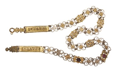 Lot 300 - AN EAST EUROPEAN LADY'S SILVER-MOUNTED BELT