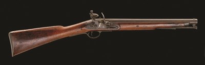 Lot 333 - A .650 CALIBRE FLINTLOCK SHORT CAVALRY OR PAGET CARBINE