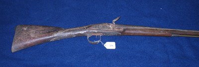 Lot 336 - A .700 CALIBRE COMPOSITE FLINTLOCK GUN