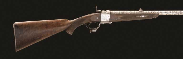 Lot 350 - A .450 CALIBRE FALLING BLOCK SPORTING RIFLE