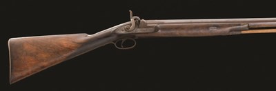 Lot 354 - A 10 BORE PERCUSSION WILDFOWLING GUN