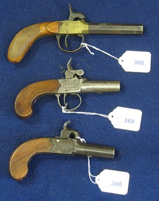 Lot 368 - A 42 BORE PERCUSSION POCKET PISTOL BY SUMMERS