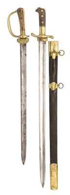 Lot 399 - TWO GERMAN HUNTING SWORDS