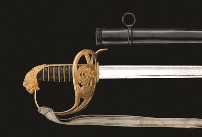 Lot 403 - A BAVARIAN MODEL 1891 CAVALRY OFFICER'S SABEL