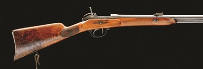 Lot 425 - A .450 CALIBRE BAVARIAN BREECH-LOADING WERDER SYSTEM SPORTING RIFLE