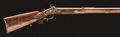 Lot 459 - A 12MM ROYAL BAVARIAN PERCUSSION SPORTING RIFLE MADE FOR LUDWIG