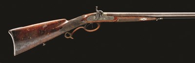 Lot 470 - AN 18 BORE D.B. BAVARIAN SPORTING GUN BY GOELLNER A SUHL
