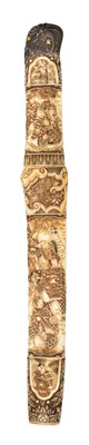 Lot 8 - â€¡ËœA MEJI PERIOD IVORY AIKUCHI TANTO