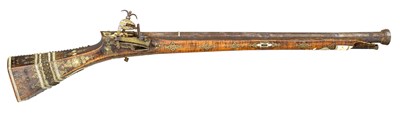 Lot 40 - â€¡AN OTTOMAN TURKISH MIQUELET-LOCK CARBINE (SHISHANA)