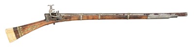 Lot 43 - â€¡ËœA 22 BORE OTTOMAN MIQUELET-LOCK GUN (SHISHANA)