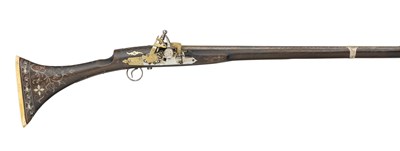 Lot 47 - â€¡ËœA 25 BORE NORTH AFRICAN SNAPHAUNCE MUSKET (MUKHALA)