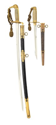 Lot 86 - A RARE SIAMESE (THAI) OFFICER'S SWORD AND DIRK