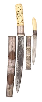 Lot 94 - TWO BURMESE DAGGERS (DHA)