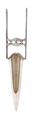 Lot 111 - AN INDIAN DAGGER (KATAR)