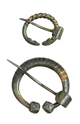 Lot 221 - THIRTEEN PENANNULAR BROOCHES, BALTIC, 8TH TO 13TH CENTURY