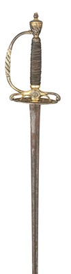 Lot 233 - A SILVER-GILT-HILTED SMALL-SWORD