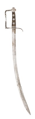 Lot 244 - A FRENCH SILVER-MOUNTED SWORD IN THE HUNGARIAN MANNER FOR A BOY