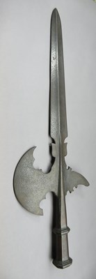 Lot 258 - A DECORATED HALBERD IN 16TH CENTURY STYLE