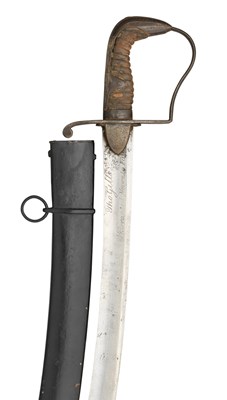 Lot 276 - A 1796 PATTERN LIGHT CAVALRY OFFICER'S SWORD FOR A LANCER OR DRAGOON BY THOMAS GILL