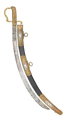 Lot 282 - A PRESENTATION SABRE TO CAPTAIN DAVID WIGHT BY THE NEWBATTLE COMPANY OF THE EASTERN REGIMENT OF