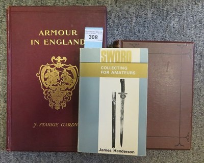 Lot 308 - FIVE VOLUMES RELATING TO ARMS & ARMOUR