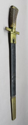 Lot 340 - â€¡A GERMAN HUNTING SWORD