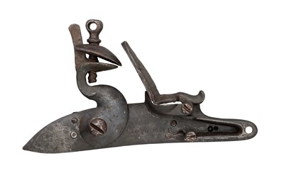 Lot 349 - â€¡A DETACHED FLINTLOCK FOR AN EAST INDIAN COMPANY MUSKET BY MORTIMER