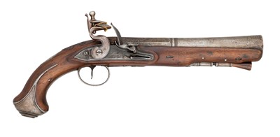 Lot 368 - â€¡A FLINTLOCK BLUNDERBUSS PISTOL BY H.W.MORTIMER