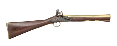 Lot 370 - â€¡A RARE FLINTLOCK BLUNDERBUSS FOR HIS MAJESTY'S MAIL COACHES BY H.W.MORTIMER