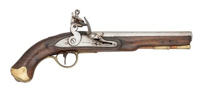 Lot 379 - â€¡A 16 BORE FLINTLOCK LIGHT DRAGOON PISTOL FOR THE PERCY TENANTRY VOLUNTEERS BY MORTIMER