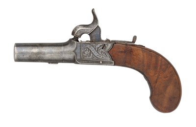 Lot 390 - â€¡A 54 BORE PERCUSSION POCKET PISTOL BY T.E.MORTIMER