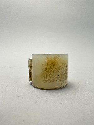 Lot 79 - FOUR CHINESE CARVED JADE ARCHERS RINGS, QING DYNASTY, 18TH/19TH CENTURY