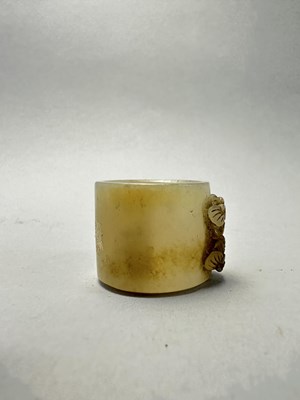 Lot 79 - FOUR CHINESE CARVED JADE ARCHERS RINGS, QING DYNASTY, 18TH/19TH CENTURY