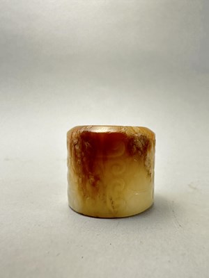 Lot 79 - FOUR CHINESE CARVED JADE ARCHERS RINGS, QING DYNASTY, 18TH/19TH CENTURY