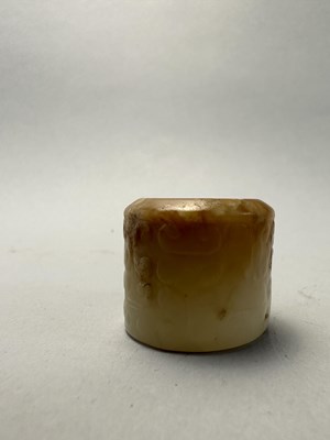 Lot 79 - FOUR CHINESE CARVED JADE ARCHERS RINGS, QING DYNASTY, 18TH/19TH CENTURY