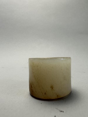 Lot 79 - FOUR CHINESE CARVED JADE ARCHERS RINGS, QING DYNASTY, 18TH/19TH CENTURY