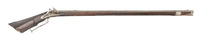 Lot 443 - A RARE 80 BORE BALTIC SNAP-LOCK BIRDING RIFLE