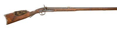 Lot 459 - â€¡A FINE 18 BORE FRENCH SILVER-MOUNTED PERCUSSION FUSIL DE CHASSE ROYALE BY PREVOST FILS