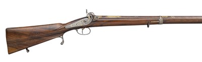 Lot 460 - â€¡A 15 BORE SPANISH PERCUSSION SHOTGUN