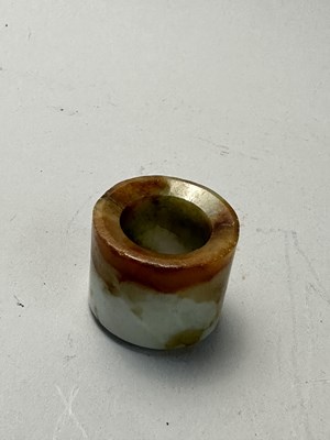 Lot 76 - A GROUP OF SEVEN CHINESE JADE ARCHERS RINGS, QING DYNASTY, 19TH CENTURY