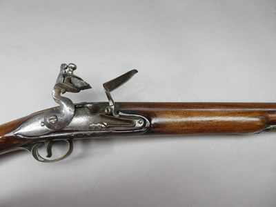 Lot 492 - A 50 BORE FLINTLOCK MUSKET FOR A CHILD