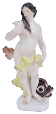 Lot 13 - A MEISSEN SMALL FIGURE OF VENUS