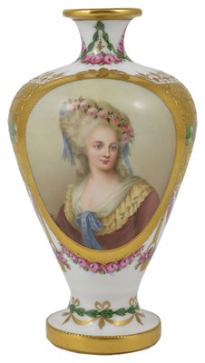 Lot 33 - A 'VIENNA' STYLE VASE