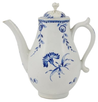 Lot 55 - A WORCESTER SMALL COFFEE POT AND MATCHED COVER