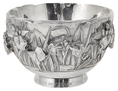 Lot 98 - A JAPANESE SILVER BOWL