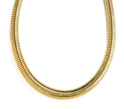 Lot 422 - GOLD GASPIPE NECKLACE, 1996