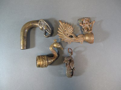 Lot 179 - FOUR BRONZE FINIALS