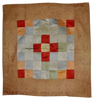 Lot 224 - A SILK ALTAR CLOTH