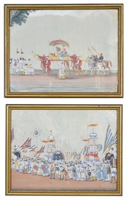 Lot 249 - TWO COMPANY SCHOOL PROCESSION SCENES